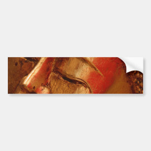 Unieke Golden Buddha-Design Bumpersticker