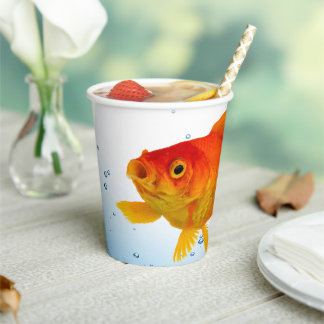 Unieke Goldfish Bowl Water Papieren Bekers