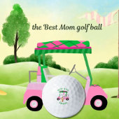 Unieke Golf Cart Beste monogram Naam van mama Golfballen
