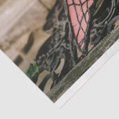 Unieke Gotische Parijs Gargoyle Decoupage Tissuepapier (Detail)