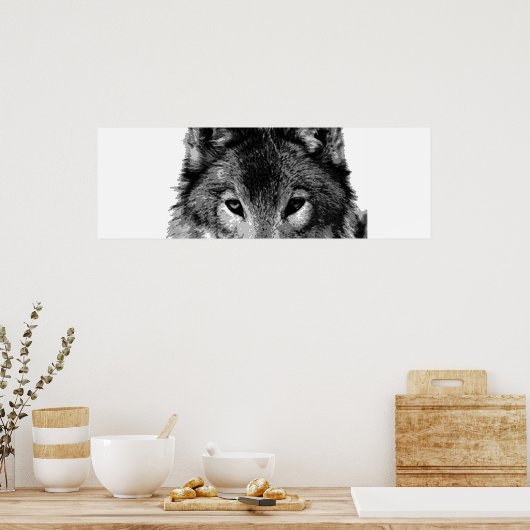 Unieke Grijze Motivatie Poster met wieltjes afdruk (Keuken)