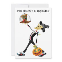 Unieke Halloween-uitnodiging voor het verzamelen