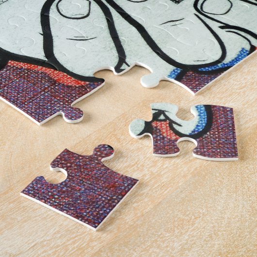 Unieke handpalt met handpalm legpuzzel (Zijkant)