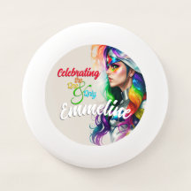 Unieke held viering frisbee