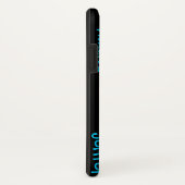 Unieke herhalingsnamen op zwart, speciaal geperson Case-Mate iPhone case (Achterkant / rechts)