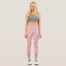 Unieke hoge taille yoga capri's