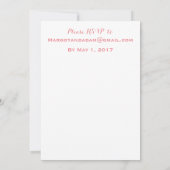 Unieke huwelijksuitnodiging, eigenzinnig, kaart (Achterkant)