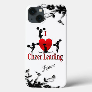 Unieke I Heart Cheerlead Personal iPhone 13 Hoesje