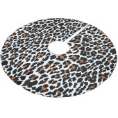Unieke Jaguar dierenprint Kerstboom Rok (Gekanteld)