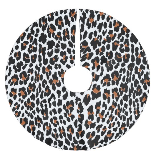 Unieke Jaguar dierenprint Kerstboom Rok (Voorkant)