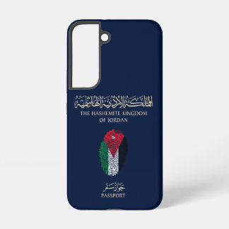 Unieke Jordan Travel Passport Print Souvenir Samsung Galaxy Hoesje