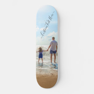 Unieke jouw eigen ontwerp aangepaste fototekst - z skateboard