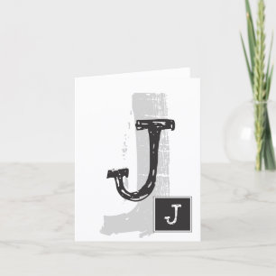Unieke Kaart voor aangepaste monogram
