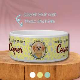 Unieke Keramische Pet Feeding Dish met Naam & Foto Voerbakje