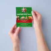 Unieke Kerst Bake Sale Fondsenwerving Flyer (Hand)