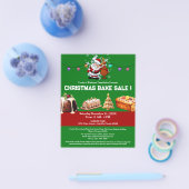 Unieke Kerst Bake Sale Fondsenwerving Flyer (Enkel)