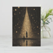 Unieke Kerst Kaarten - Kerst Kaart Tekening (Staand voorkant)