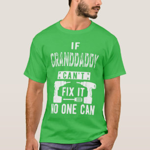 Unieke Kerst Verjaardag Winkel Opa Kan Het Niet T-shirt
