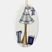 Unieke kerstboomversiering keramisch ornament (Rechts)