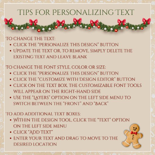 Unieke kerstvakantie Kaart Cookie Recept