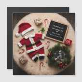 Unieke kerstzwangerschapsaankondiging (Voorkant / Achterkant)