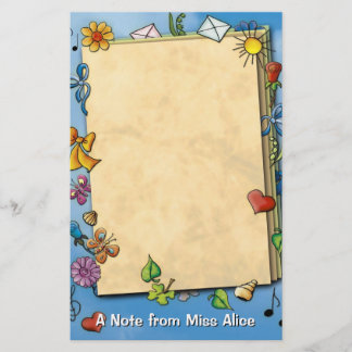 Unieke kinder noot briefpapier