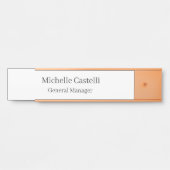 Unieke, klassieke Eenvoudige professionele Deurbordje (Voorkant)