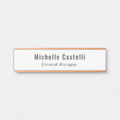 Unieke, klassieke Eenvoudige professionele Deurbordje (Voorkant)