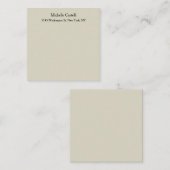 Unieke, klassieke Eenvoudige professionele Informatiekaartje (Voorkant / Achterkant)