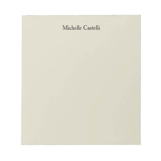 Unieke, klassieke Eenvoudige professionele Notitieblok (Voorkant)