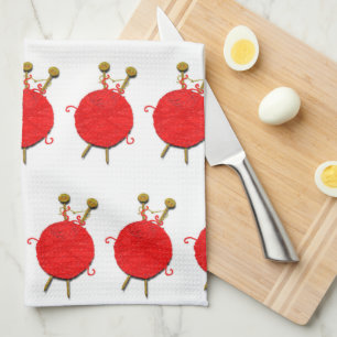 Unieke Knitter Knitter Knitting Kitchen Towel Theedoek