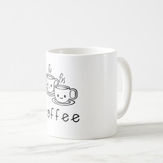 Unieke koffie Mok met opvallend design – Perfe (Voorkant rechts)