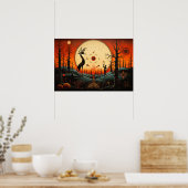 Unieke Kokopelli Abstract Poster (Keuken)