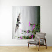 Unieke kolibrie wandkleed (In situ)