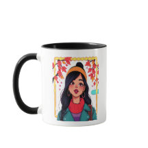 Unieke kunst mok – Perfect cadeau voor haar