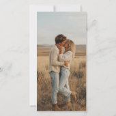 Unieke Lange Verhaal Korte Bladwijzer Bewaar de Da Save The Date (Achterkant)