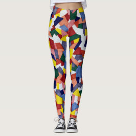 Unieke leggings, artistiek ontworpen, alles-over p leggings