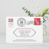 Unieke "Letter"-uitnodiging Kaart (Staand voorkant)