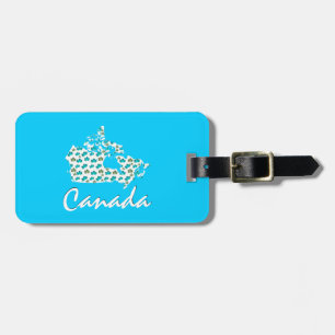 Unieke leuke Canadese Maple Canada bagagelabel