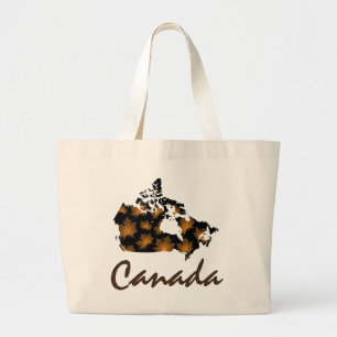 Unieke leuke Canadese Maple Canada leaf canvas tas