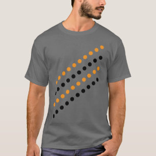 Unieke Mannen Polka Dot T-Shirt - Donkergrijs