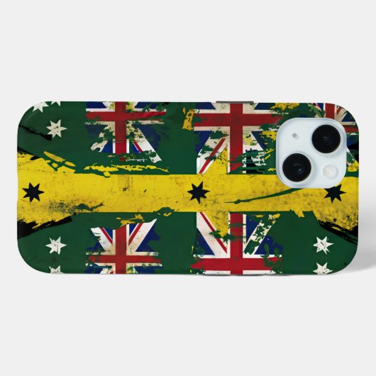 Unieke Mates Mingling: Australisch + Brits Fusion Case-Mate iPhone Case (Achterkant (horizontaal))