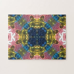 Unieke meerkleurige puzzel uitdaging legpuzzel