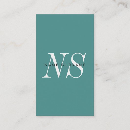 Unieke minieme verticale Visitekaartje van het mon (Voorkant)