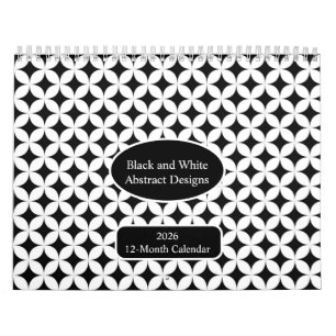 Unieke minimalistische Abstracte kunst 2026 Kalender