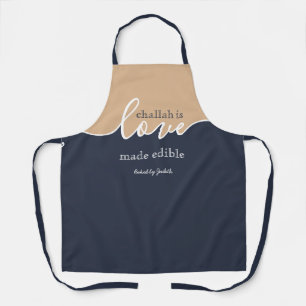 Unieke Minimalistische Manuscript Challah is Love Schort