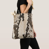Unieke Mode Snakeskin-Canvas tas (Dichtbij)