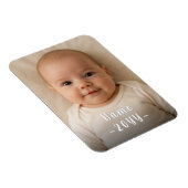 Unieke moderne aangepaste Baby-foto met bewerkbare Magneet (Rechterzijde)