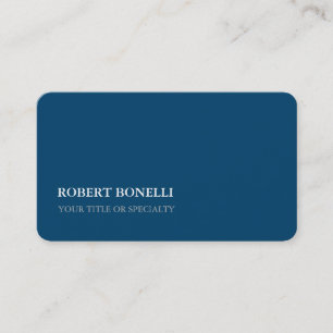 Unieke, moderne digitale blauwstijlvolle minimalis visitekaartje