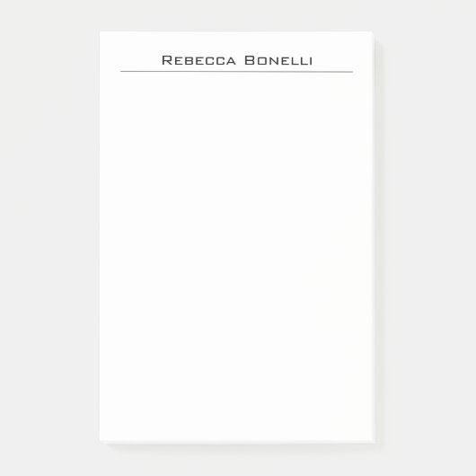 Unieke, moderne, eenvoudige whitepaper post-it® notes (Voorkant)